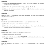Calculus 3 Problem Set #1 代写